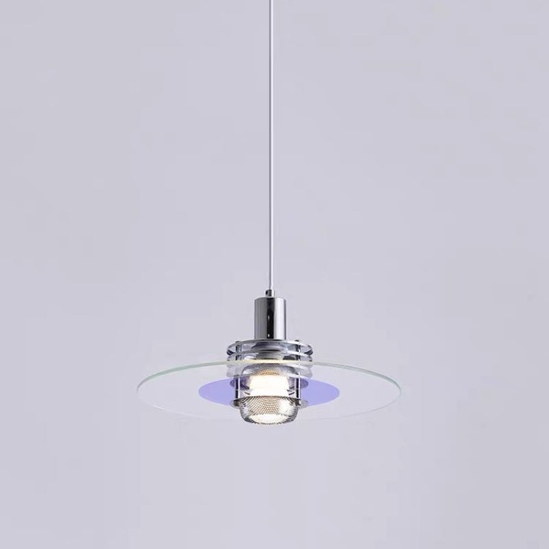 Valentina Minimalism LED Pendant Light Metal/Glass/ Bedroom