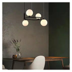 Valentina Nordic Ring Magic Bean Pendant Light Black/Gold Metal