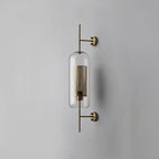 Kiri Industrial Classy Global Clear Glass Wall Lamp