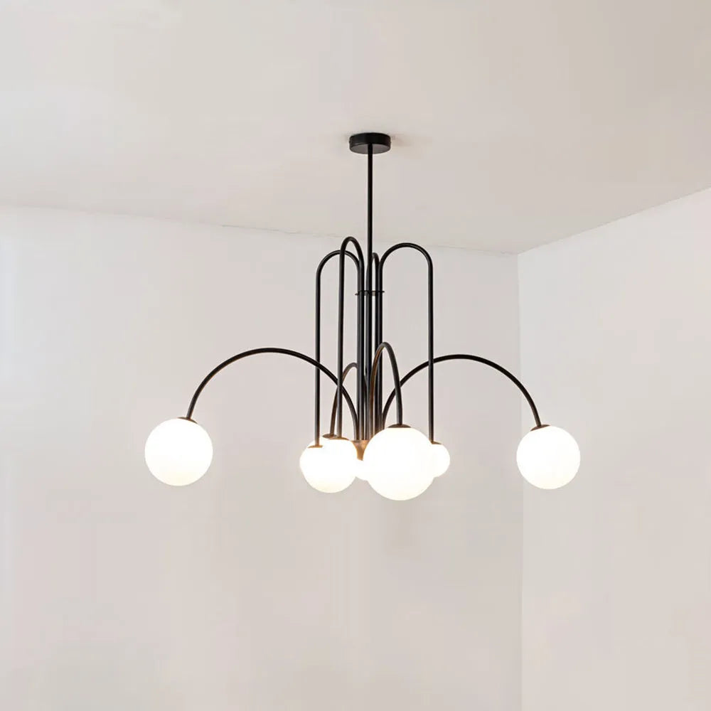 Monica Pendant Light Double Layer Glass Bubble