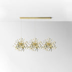 Olivia Artsy Classy Cluster Fireworks Pendant Light, Stainless steel