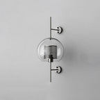 Kiri Industrial Classy Global Clear Glass Wall Lamp