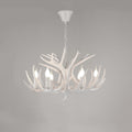 Silva Retro Deer Antlers Candle light Horn Resin Chandelier