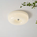 Candy Ceiling Light Cream Glass