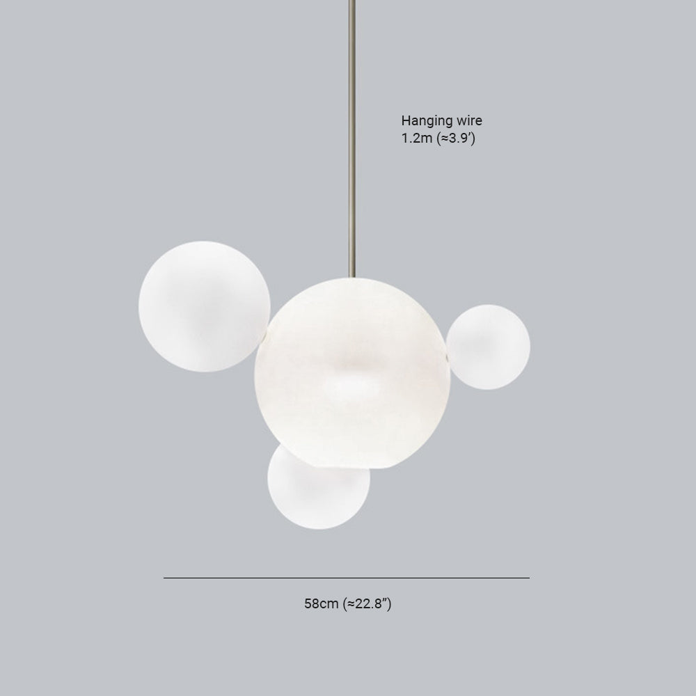 Valentina Modern Bubble Cluster  Pendant Light Gold