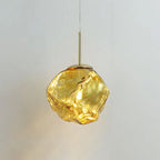 Lava Glass Pendant Light, 4 Colour