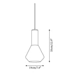Givor Frosted Glass Pendant Light