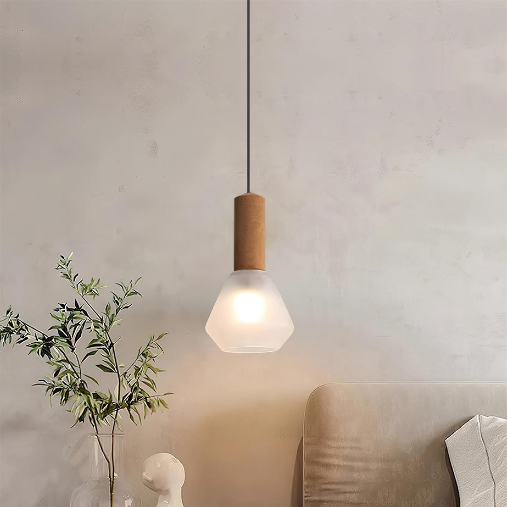 Givor Frosted Glass Pendant Light
