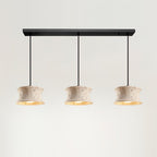 Ritta Pendant Lamp Travertine Sculptural
