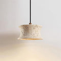 Ritta Pendant Lamp Travertine Sculptural