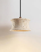 Ritta Pendant Lamp Travertine Sculptural