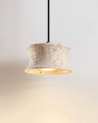 Ritta Pendant Lamp Travertine Sculptural