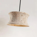 Ritta Pendant Lamp Travertine Sculptural