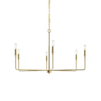 Blikuvyi Modern Industrial Minimalist Metal Chandelier