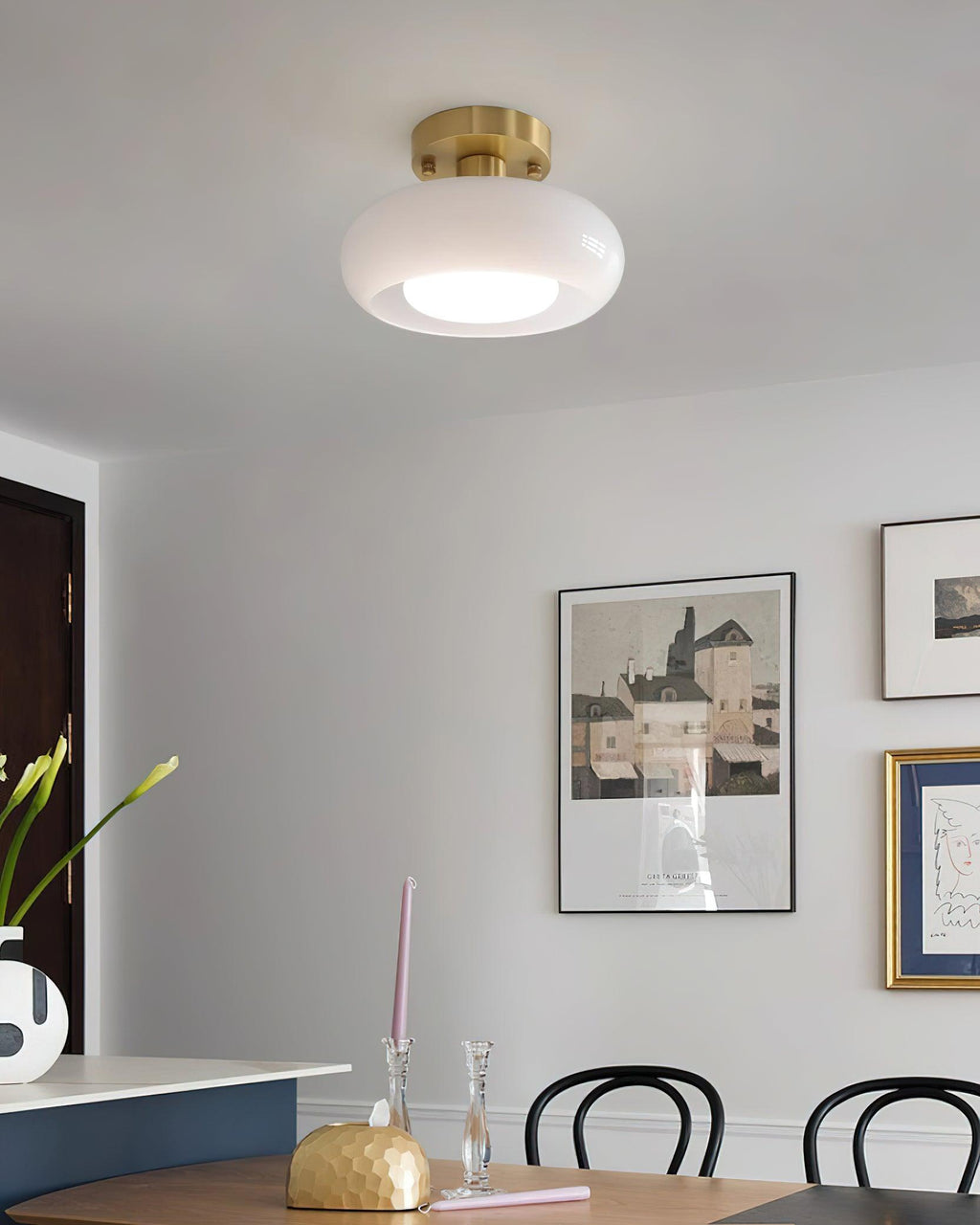 Aveline Glass Ceiling Light
