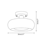 Aveline Glass Ceiling Light