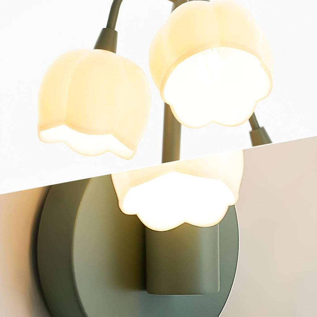Aelis Natural Orchid Indoor Wall Lamp