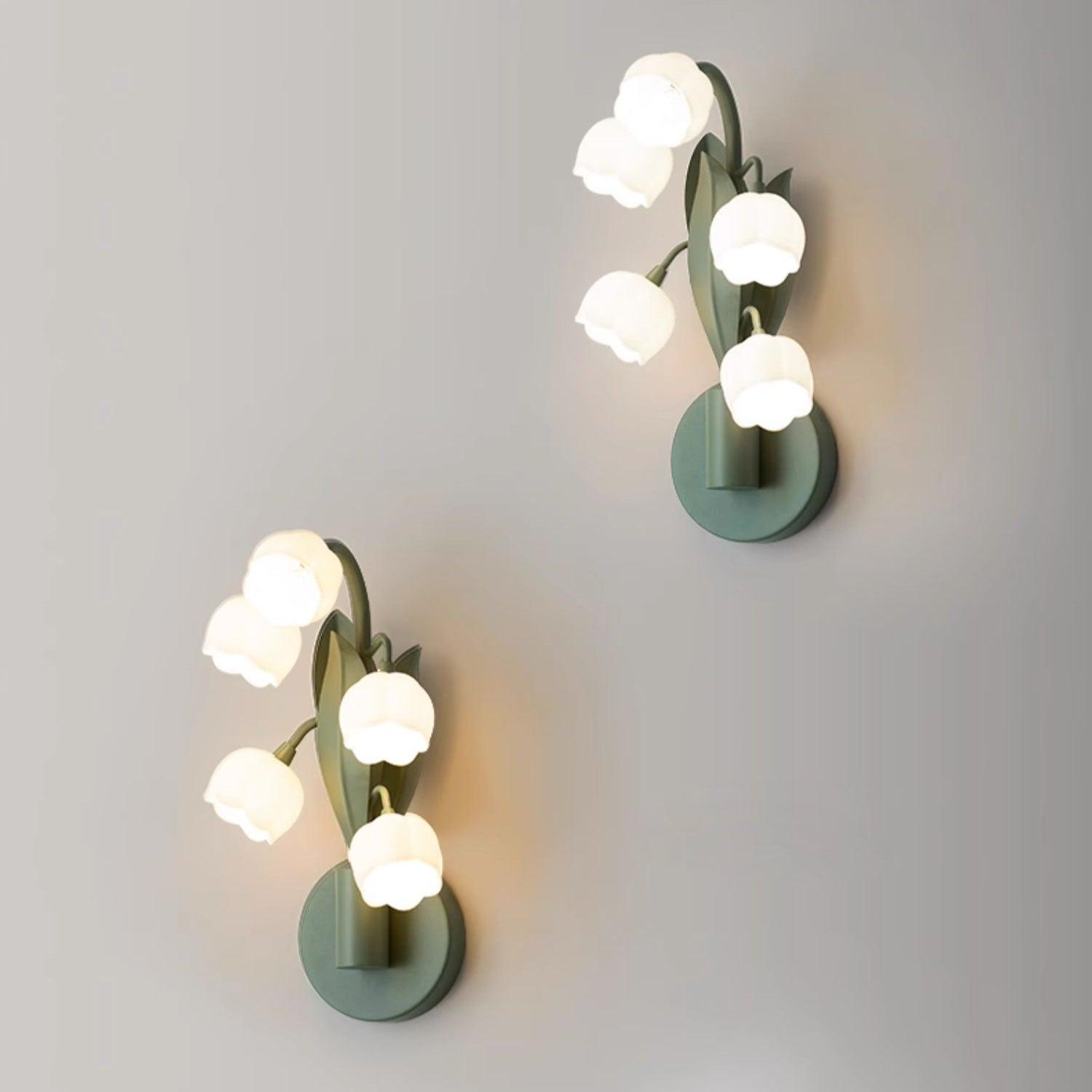 Aelis Natural Orchid Indoor Wall Lamp
