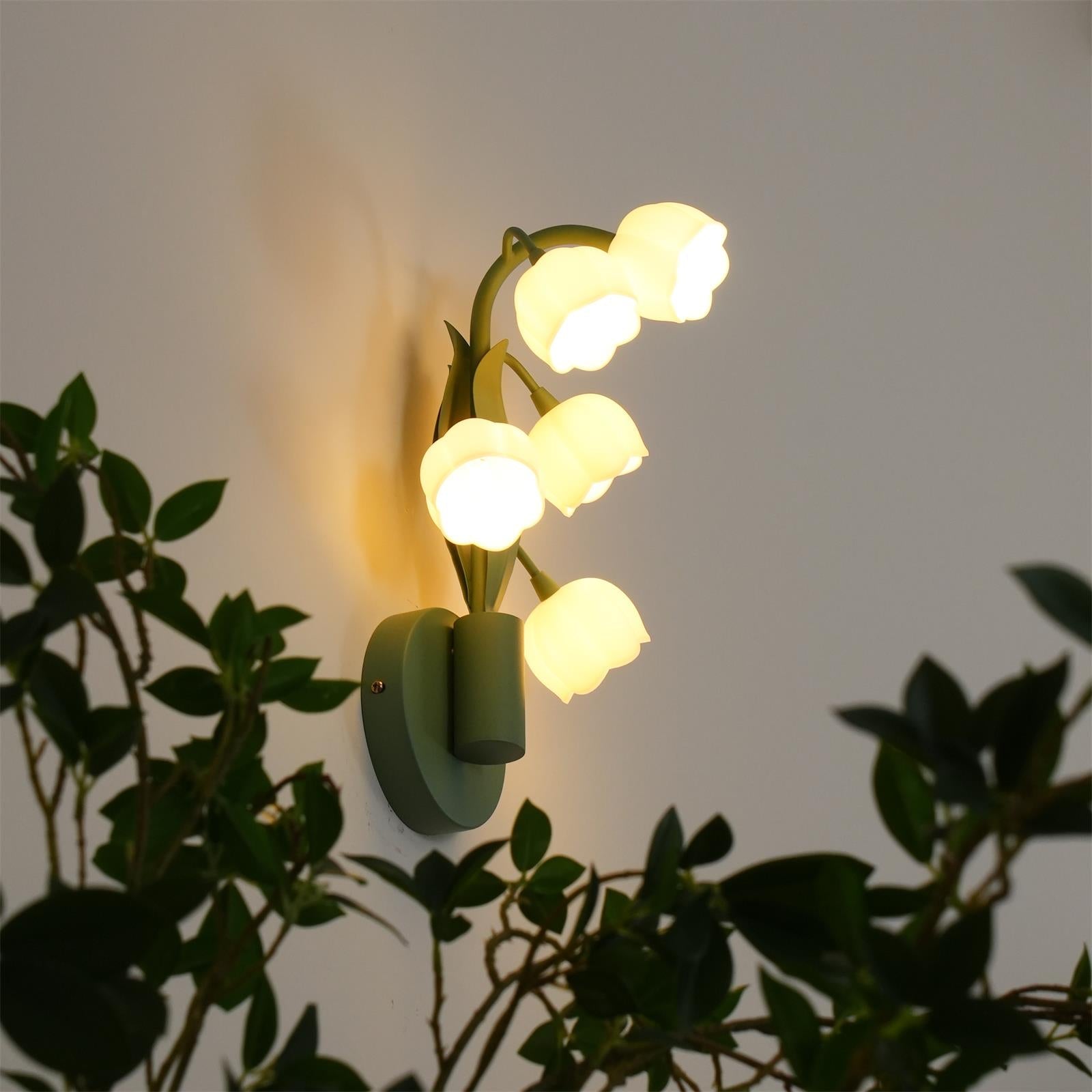 Aelis Natural Orchid Indoor Wall Lamp