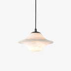 Elvina Pendant Light Modern in Alabaster - Kingsley Beaumont