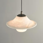 Elvina Pendant Light Modern in Alabaster - Kingsley Beaumont