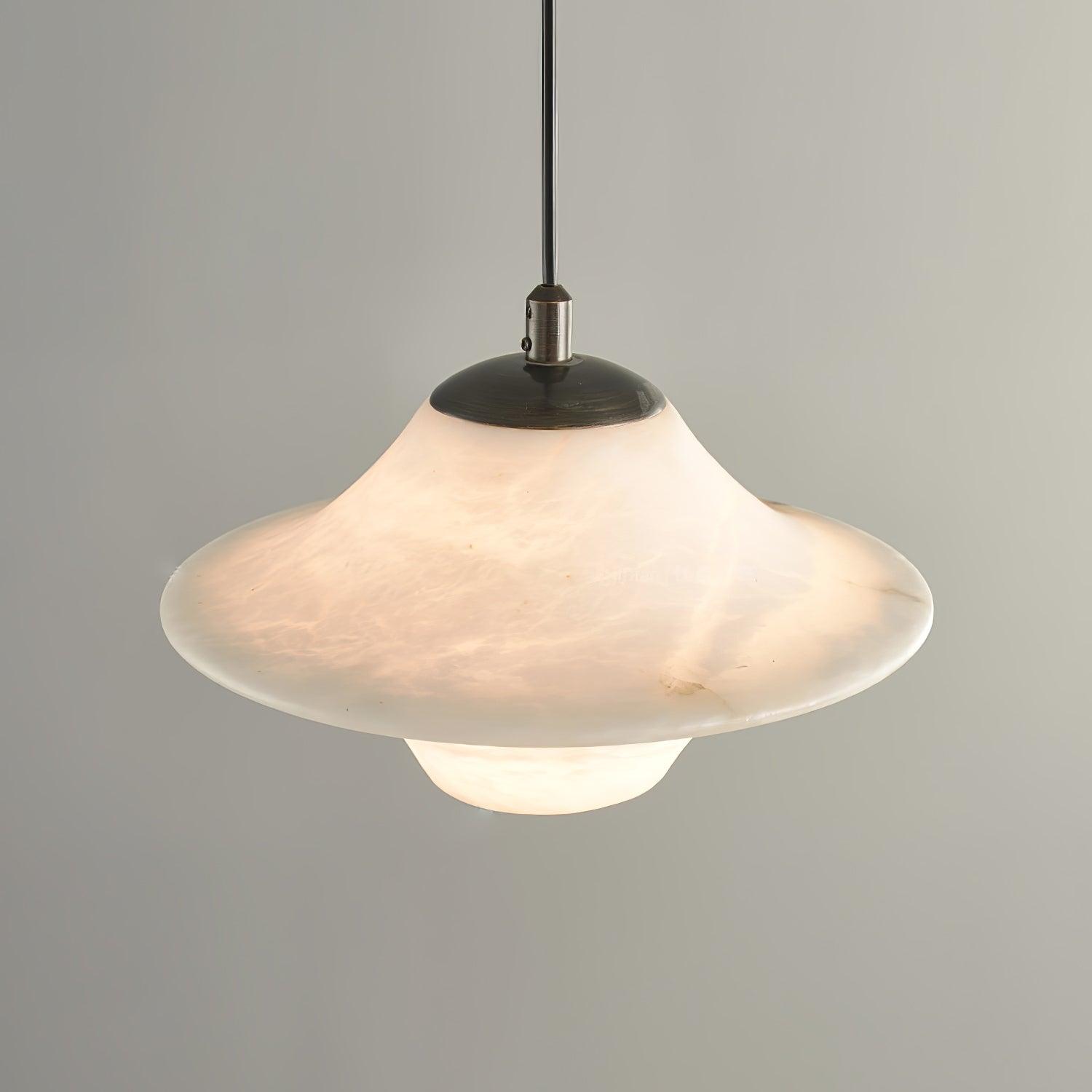 Elvina Pendant Light Modern in Alabaster - Kingsley Beaumont