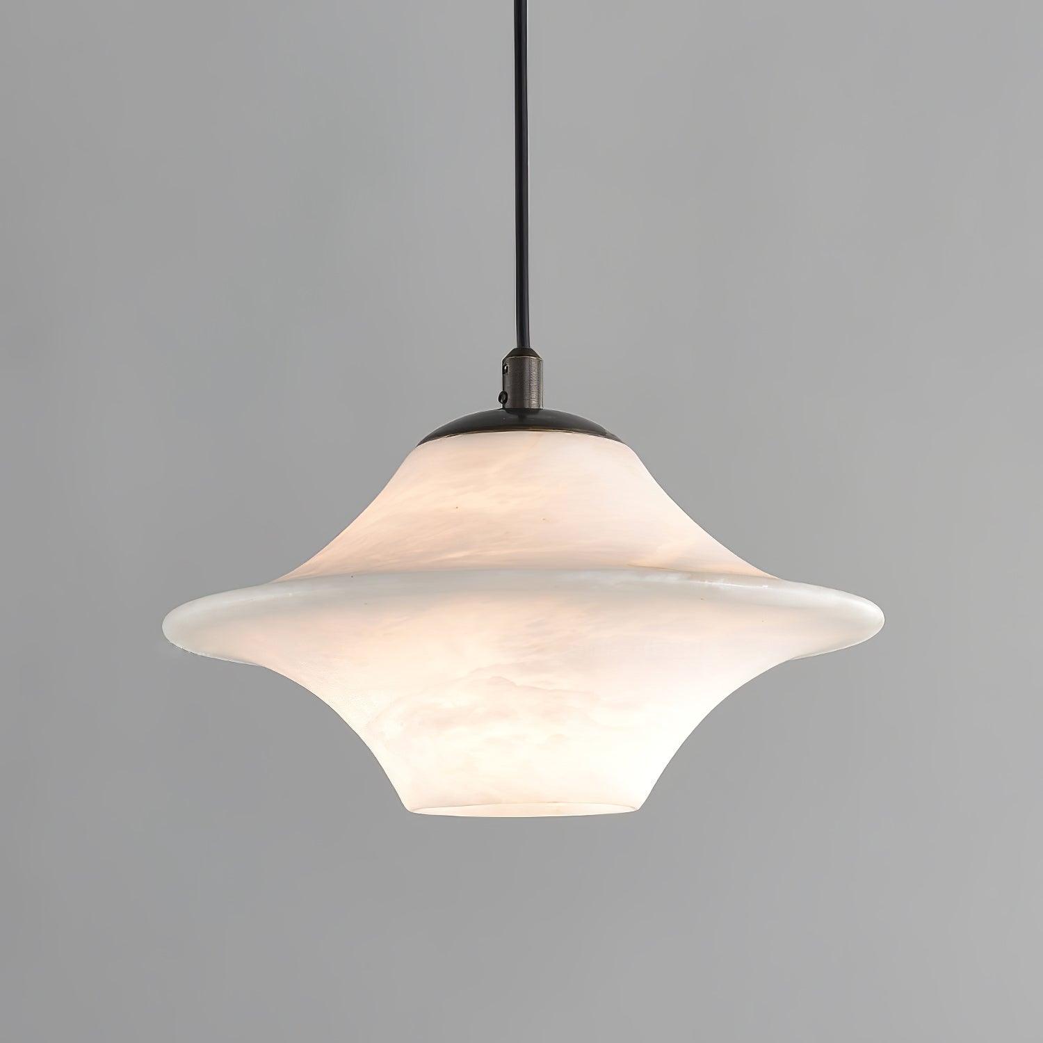 Elvina Pendant Light Modern in Alabaster - Kingsley Beaumont