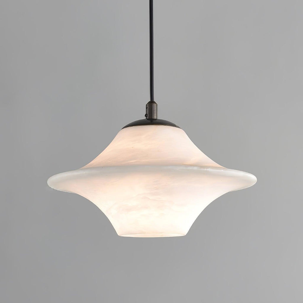Elvina Pendant Light Modern in Alabaster - Kingsley Beaumont