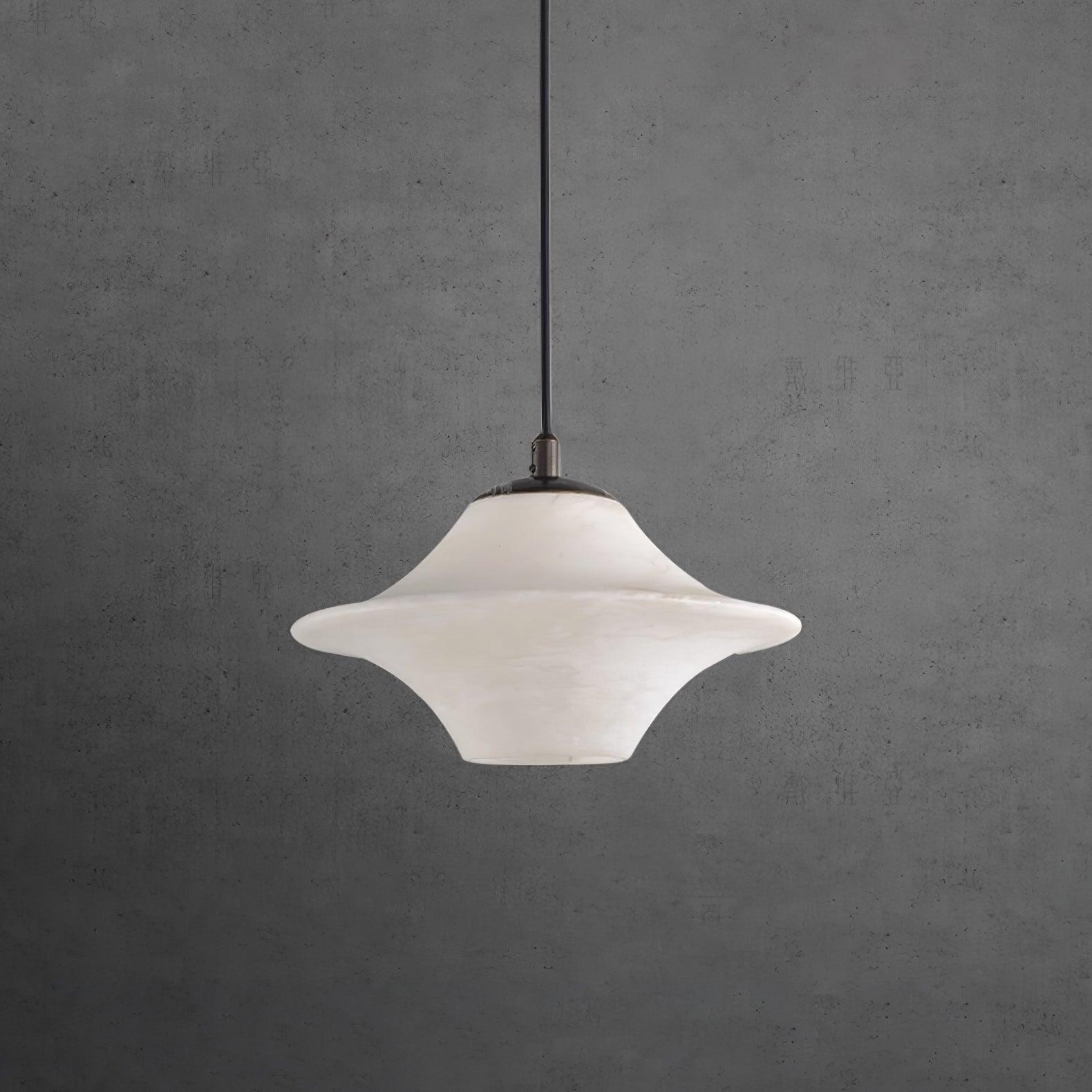 Elvina Pendant Light Modern in Alabaster - Kingsley Beaumont