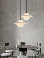 Elvina Pendant Light Modern in Alabaster - Kingsley Beaumont