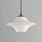Elvina Pendant Light Modern in Alabaster - Kingsley Beaumont