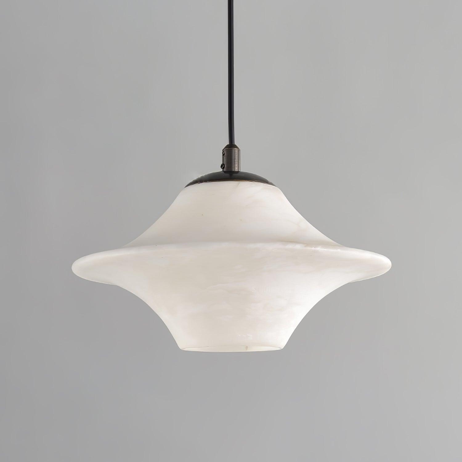 Elvina Pendant Light Modern in Alabaster - Kingsley Beaumont