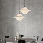 Elvina Pendant Light Modern in Alabaster - Kingsley Beaumont
