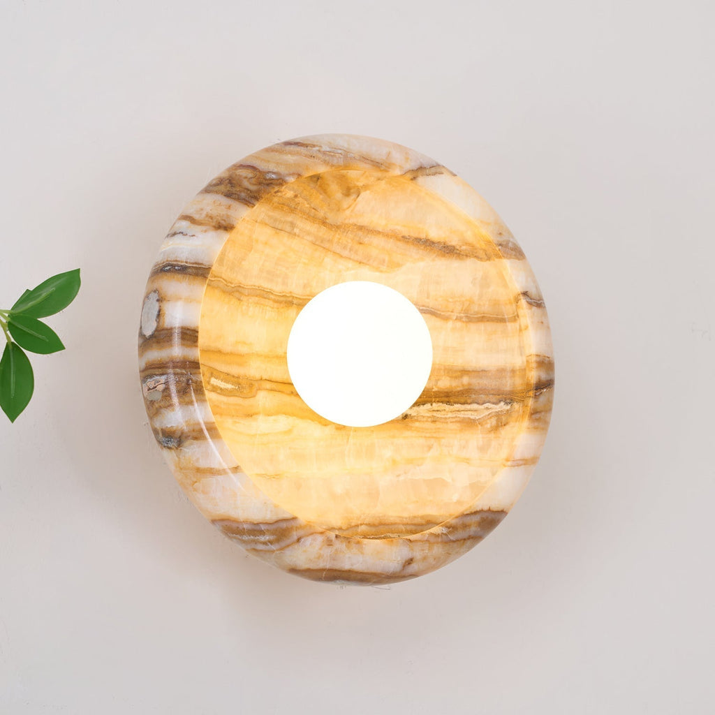 Onvix Natural Onyx Wall Light