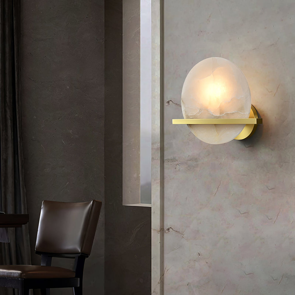 Savion Wall Lamp Alabaster Moon Horizon
