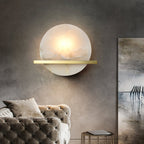 Savion Wall Lamp Alabaster Moon Horizon