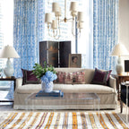 Lustra Chandelier Vendome Brass White Shade