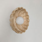 Ritta Wall Lamp Scalloped Travertine Shell