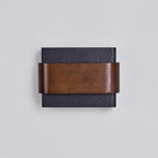 Ritta Travertine Wall Lamp  Wood-finish   Arc