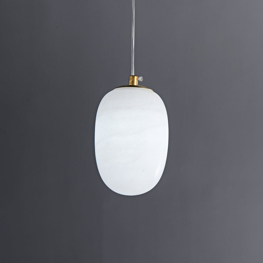 Esolisra Pendant Light in Alabaster Minimalist - Kingsley Beaumont