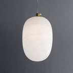 Esolisra Pendant Light in Alabaster Minimalist - Kingsley Beaumont