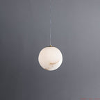 Esolisra Pendant Light in Alabaster Minimalist - Kingsley Beaumont