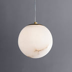 Esolisra Pendant Light in Alabaster Minimalist - Kingsley Beaumont
