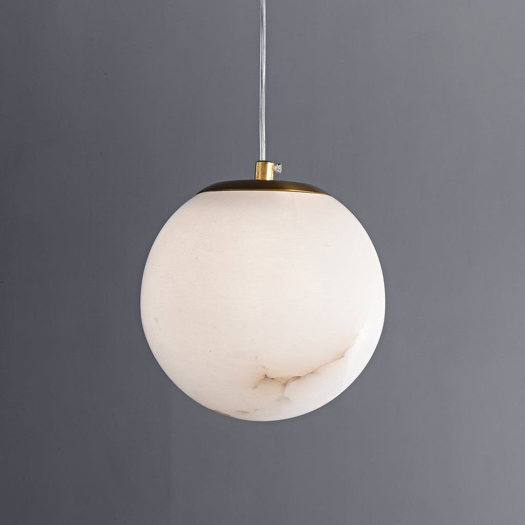 Esolisra Pendant Light in Alabaster Minimalist - Kingsley Beaumont