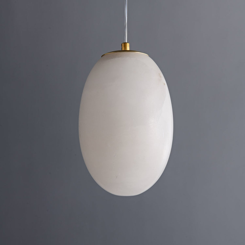 Esolisra Pendant Light in Alabaster Minimalist - Kingsley Beaumont