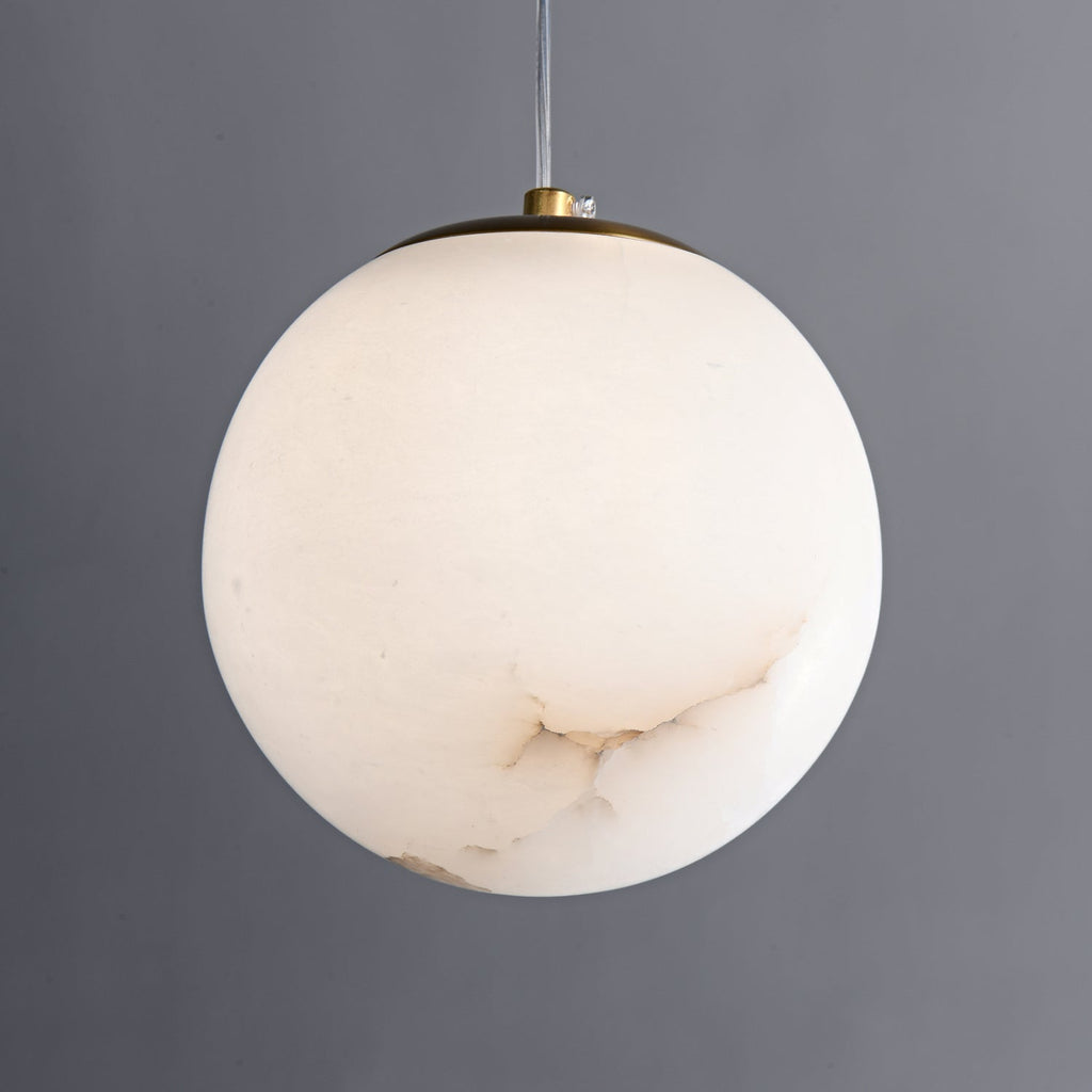 Esolisra Pendant Light in Alabaster Minimalist - Kingsley Beaumont