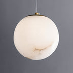 Esolisra Pendant Light in Alabaster Minimalist - Kingsley Beaumont
