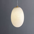 Esolisra Pendant Light in Alabaster Minimalist - Kingsley Beaumont