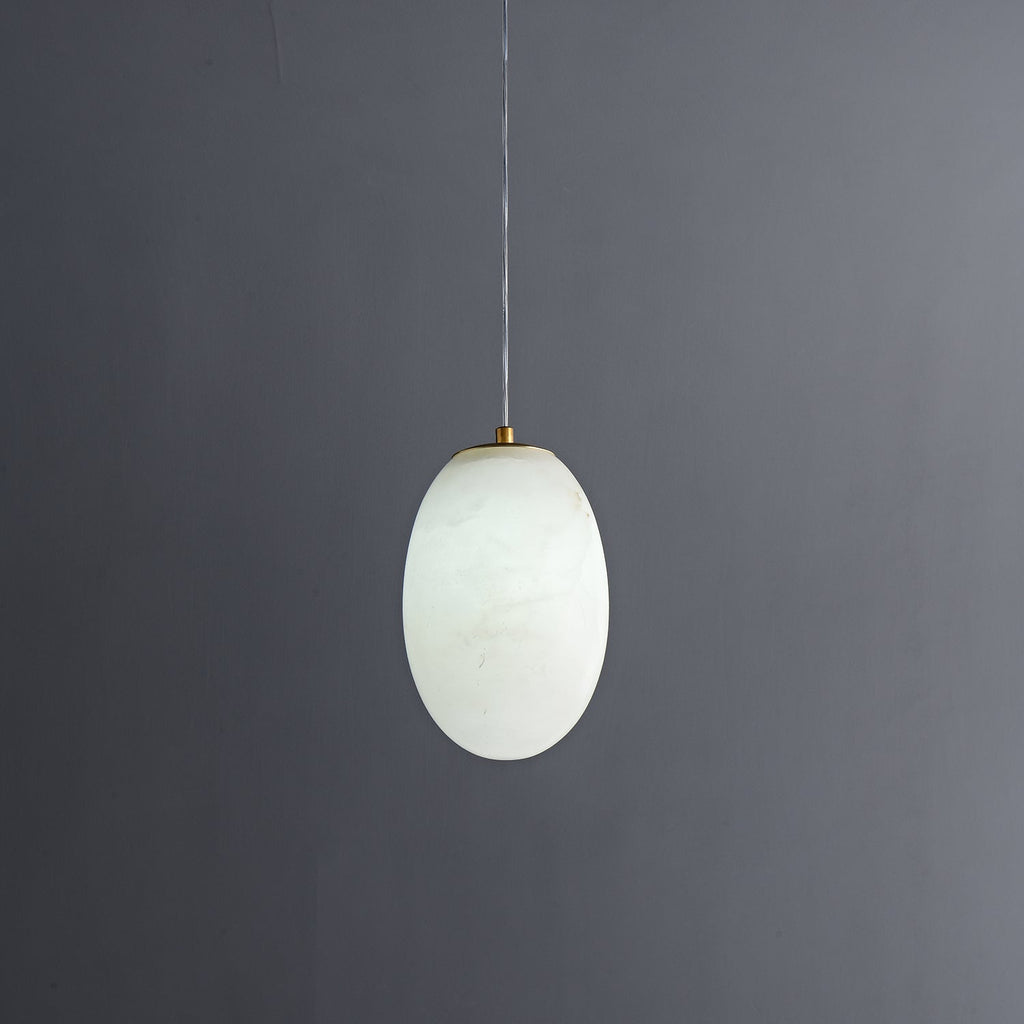 Esolisra Pendant Light in Alabaster Minimalist - Kingsley Beaumont