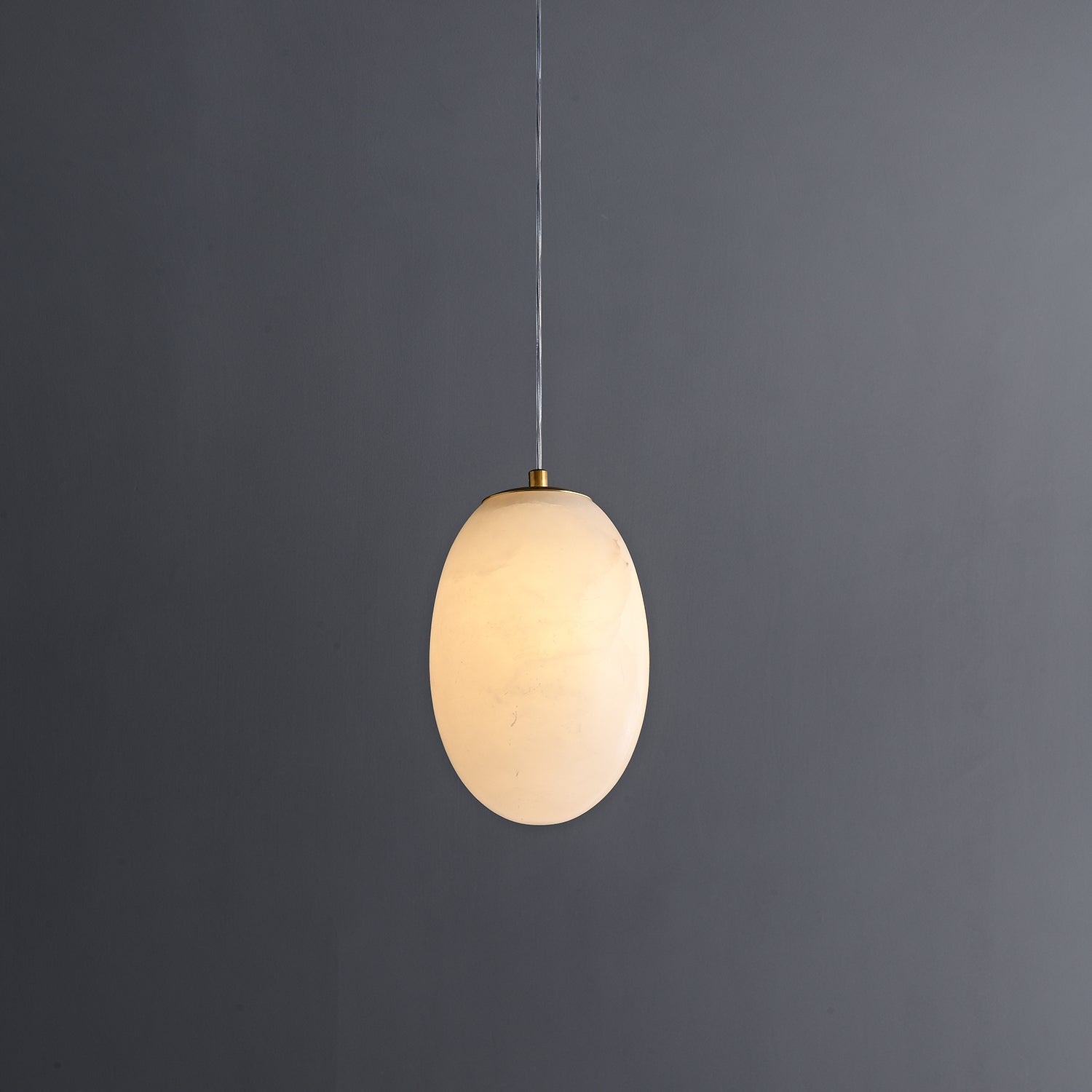 Esolisra Minimalist Alabaster Pendant Light